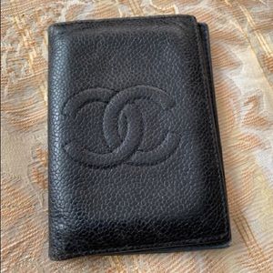Chanel Vintage Caviar Leather Cardholder